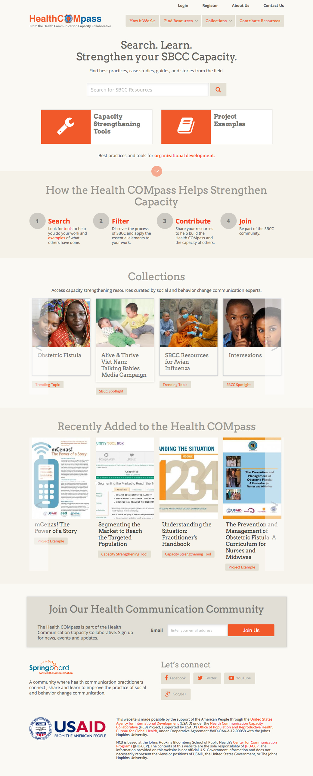The Health COMpass Homepage